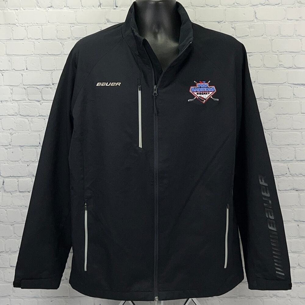 Bauer Supreme Pro Ambitions Hockey Jacket Mens XL X-Large Black Lightweight